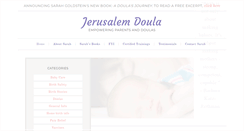 Desktop Screenshot of jerusalemdoula.com